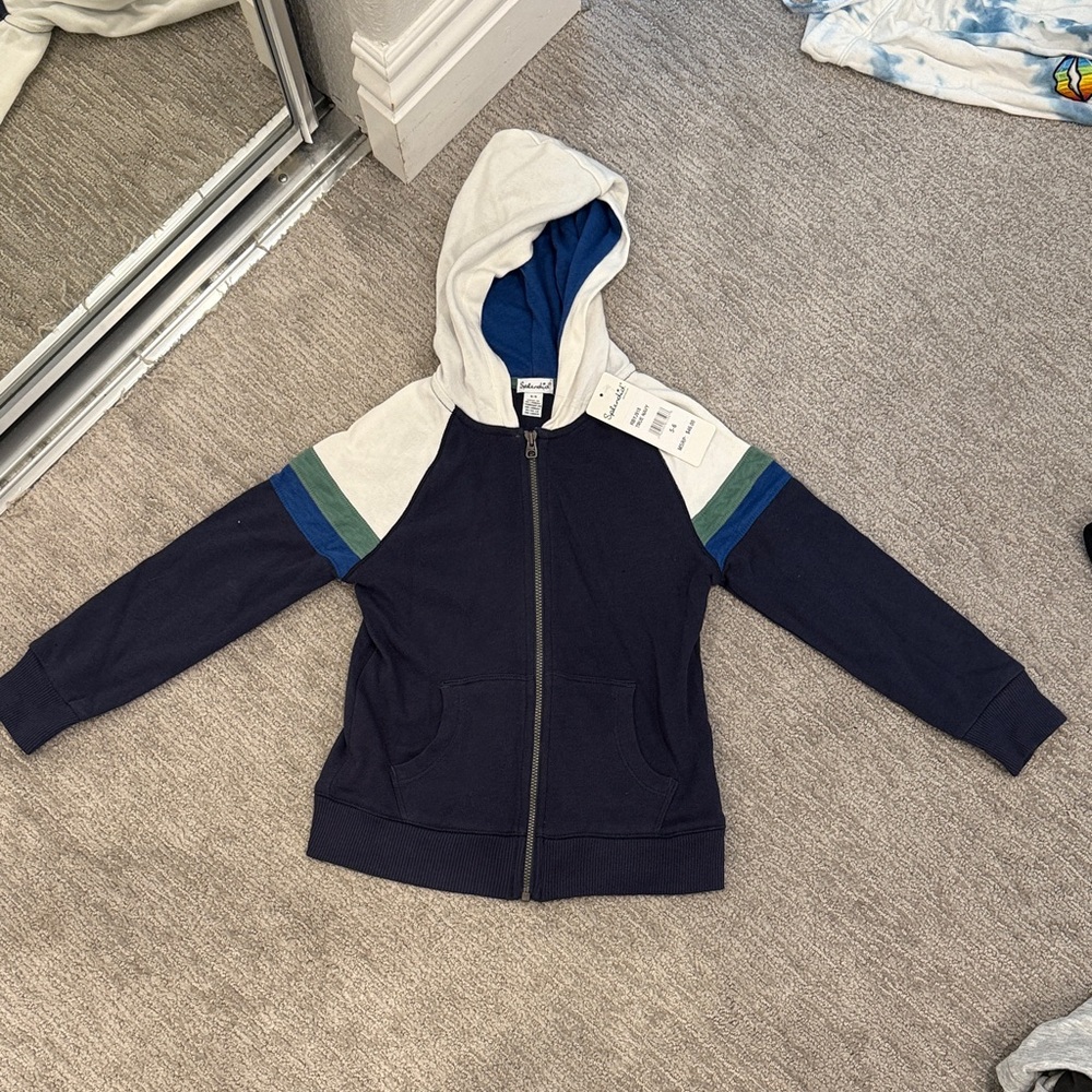 Splendid Blue and Gray Kids Hoodie